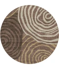 Addison Chantille ACN765-Fudge 8 ft. X 8 ft. Round Rug