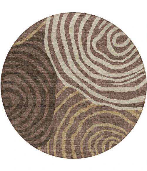 Addison Chantille ACN765-Fudge 8 ft. X 8 ft. Round Rug