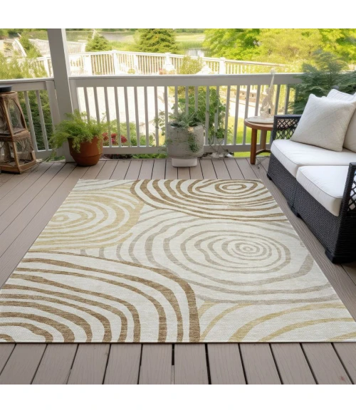 Addison Chantille ACN765-Gold 5 ft. X 7 ft. 6 in. Rectangle Rug