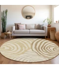 Addison Chantille ACN765-Gold 8 ft. X 8 ft. Round Rug