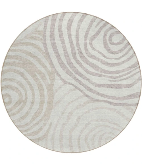 Addison Chantille ACN765-Ivory 8 ft. X 8 ft. Round Rug
