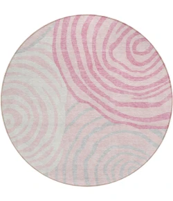 Addison Chantille ACN765-Pink 8 ft. X 8 ft. Round Rug