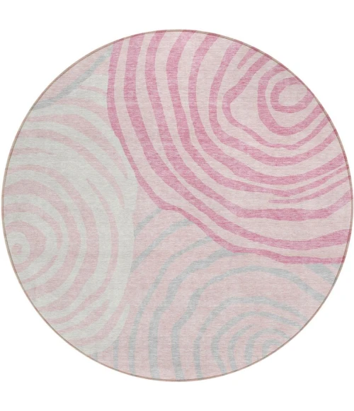 Addison Chantille ACN765-Pink 8 ft. X 8 ft. Round Rug