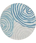 Addison Chantille ACN765-Teal 8 ft. X 8 ft. Round Rug