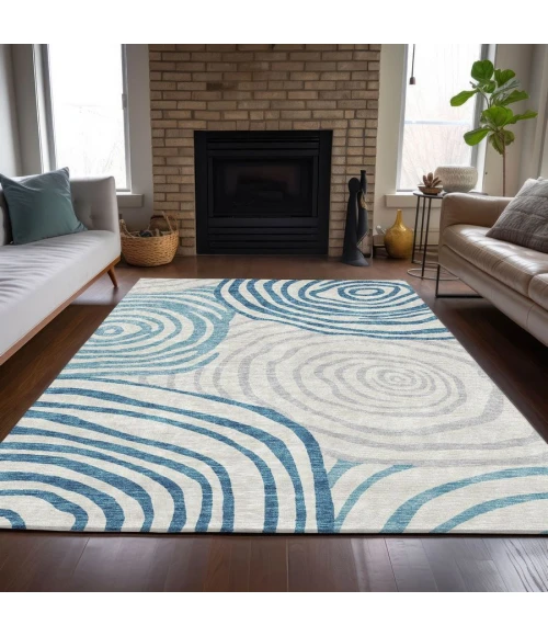 Addison Chantille ACN765-Teal 5 ft. X 7 ft. 6 in. Rectangle Rug