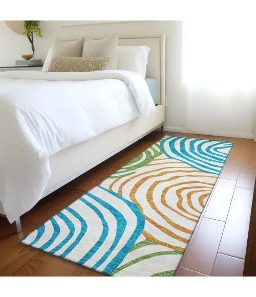 Addison Chantille ACN765-White 2 ft. 3 in. X 7 ft. 6 in. Rectangle Rug