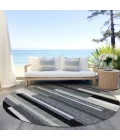 Addison Chantille ACN766-Black 8 ft. X 8 ft. Round Rug
