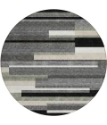 Addison Chantille ACN766-Black 8 ft. X 8 ft. Round Rug