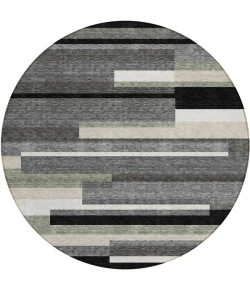 Addison Chantille ACN766-Black 8 ft. X 8 ft. Round Rug