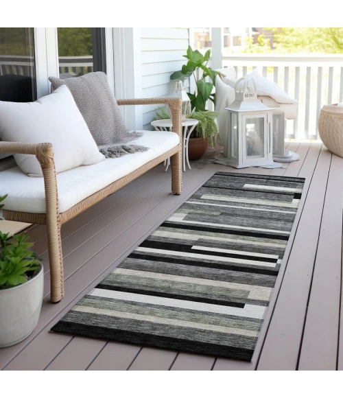 Addison Chantille ACN766-Black 2 ft. 3 in. X 7 ft. 6 in. Rectangle Rug