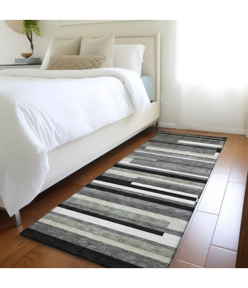 Addison Chantille ACN766-Black 2 ft. 3 in. X 7 ft. 6 in. Rectangle Rug