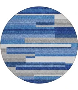 Addison Chantille ACN766-Blue 8 ft. X 8 ft. Round Rug