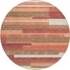 Addison Chantille ACN766-Coral 8 ft. X 8 ft. Round Rug
