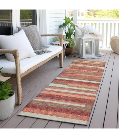 Addison Chantille ACN766-Coral 2 ft. 3 in. X 7 ft. 6 in. Rectangle Rug