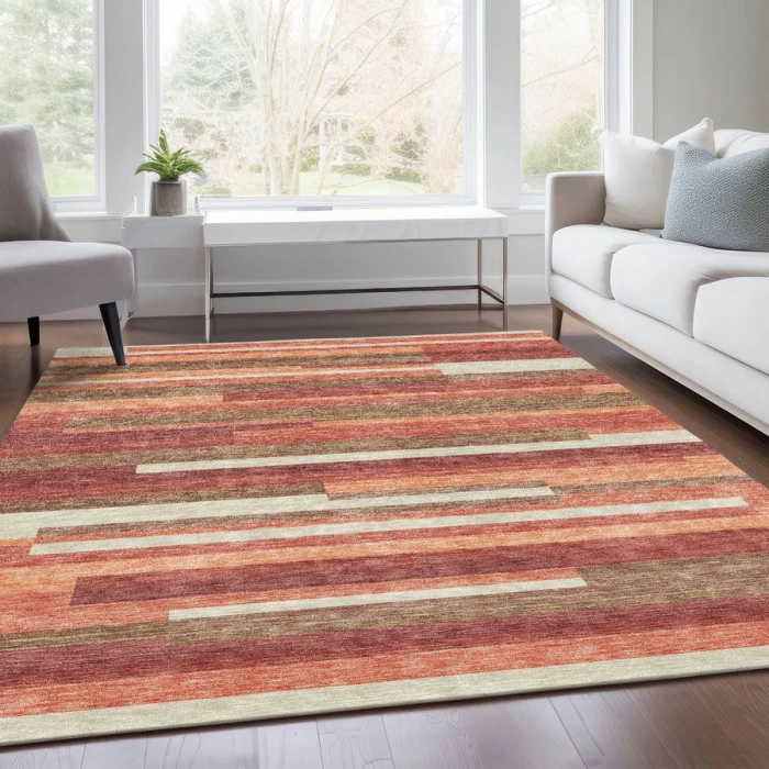 Addison Chantille ACN766-Coral 10 ft. X 14 ft. Rectangle Rug
