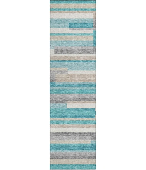 Addison Chantille ACN766-Teal 2 ft. 3 in. X 7 ft. 6 in. Rectangle Rug
