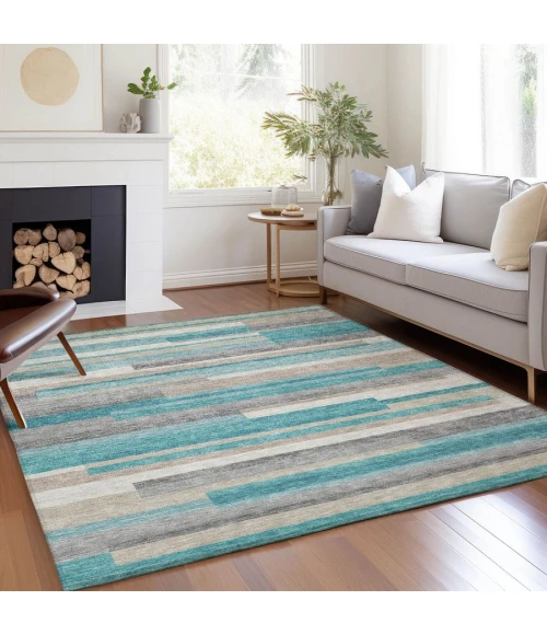 Addison Chantille ACN766-Teal 10 ft. X 14 ft. Rectangle Rug