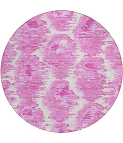 Addison Chantille ACN767-Pink 8 ft. X 8 ft. Round Rug
