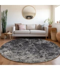 Addison Chantille ACN768-Black 8 ft. X 8 ft. Round Rug