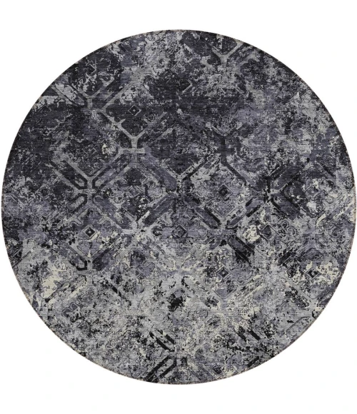 Addison Chantille ACN768-Black 8 ft. X 8 ft. Round Rug