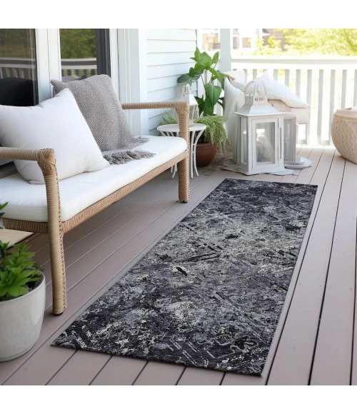 Addison Chantille ACN768-Black 2 ft. 3 in. X 7 ft. 6 in. Rectangle Rug