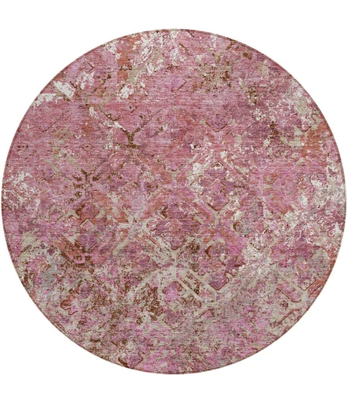 Addison Chantille ACN768-Pink 8 ft. X 8 ft. Round Rug