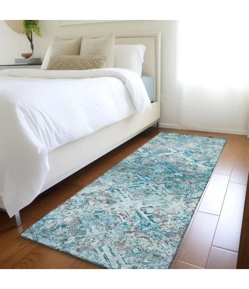 Addison Chantille ACN768-Teal 2 ft. 3 in. X 7 ft. 6 in. Rectangle Rug