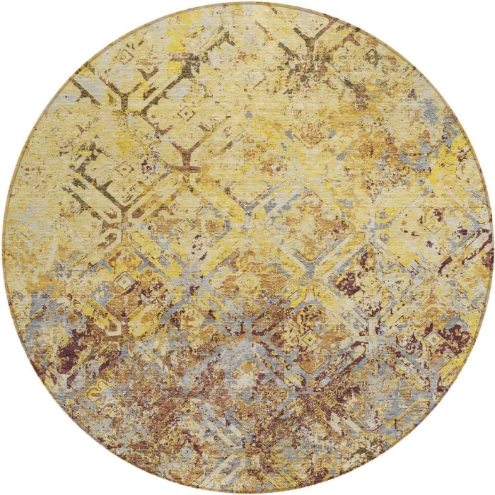 Addison Chantille ACN768-Wheat 8 ft. X 8 ft. Round Rug