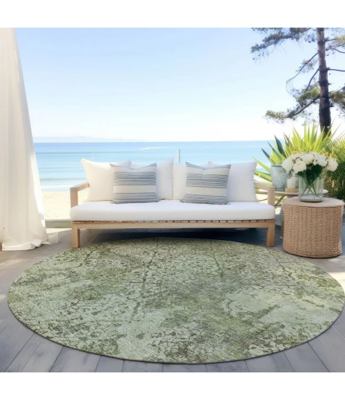 Addison Chantille ACN769-Aloe 8 ft. X 8 ft. Round Rug