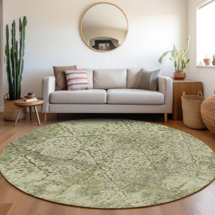 Addison Chantille ACN769-Aloe 8 ft. X 8 ft. Round Rug
