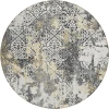 Addison Chantille ACN769-Charcoal 8 ft. X 8 ft. Round Rug