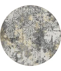 Addison Chantille ACN769-Charcoal 8 ft. X 8 ft. Round Rug