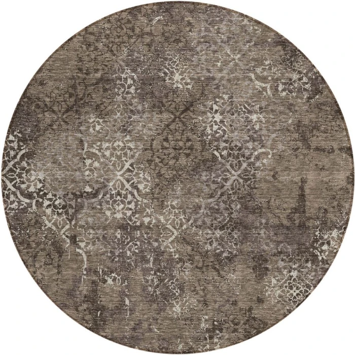 Addison Chantille ACN769-Fudge 8 ft. X 8 ft. Round Rug