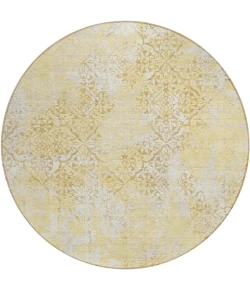 Addison Chantille ACN769-Gold 8 ft. X 8 ft. Round Rug