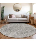 Addison Chantille ACN769-Gray 8 ft. X 8 ft. Round Rug