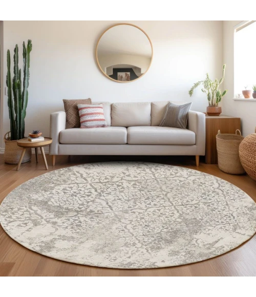 Addison Chantille ACN769-Ivory 8 ft. X 8 ft. Round Rug