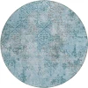 Addison Chantille ACN769-Teal 8 ft. X 8 ft. Round Rug
