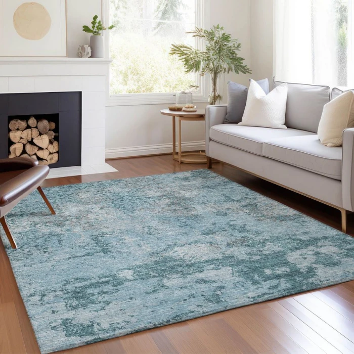 Addison Chantille ACN769-Teal 5 ft. X 7 ft. 6 in. Rectangle Rug