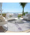 Addison Chantille ACN770-Purple 8 ft. X 8 ft. Round Rug