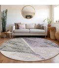 Addison Chantille ACN770-Purple 8 ft. X 8 ft. Round Rug
