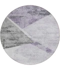 Addison Chantille ACN770-Purple 8 ft. X 8 ft. Round Rug