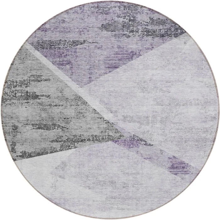 Addison Chantille ACN770-Purple 8 ft. X 8 ft. Round Rug