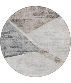Addison Chantille ACN770-Silver 8 ft. X 8 ft. Round Rug