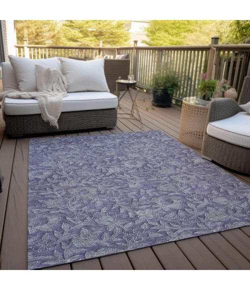 Addison Chantille ACN771-Eggplant 10 ft. X 14 ft. Rectangle Rug