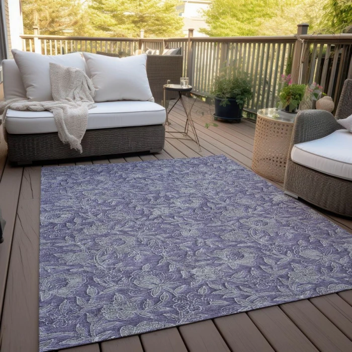 Addison Chantille ACN771-Eggplant 3 ft. X 5 ft. Rectangle Rug