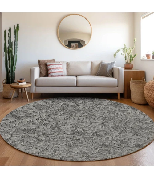 Addison Chantille ACN771-Gray 8 ft. X 8 ft. Round Rug