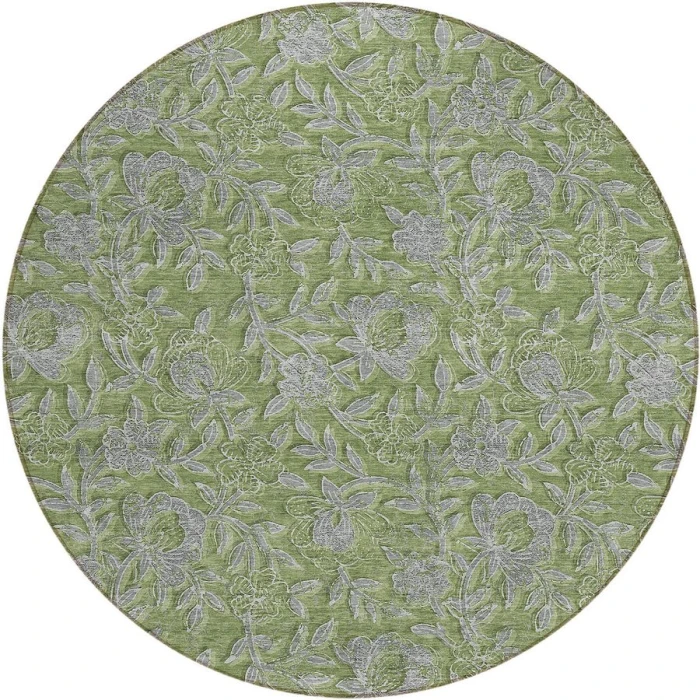 Addison Chantille ACN771-Olive 8 ft. X 8 ft. Round Rug