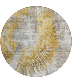 Addison Chantille ACN773-Gold 8 ft. X 8 ft. Round Rug
