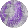 Addison Chantille ACN773-Purple 8 ft. X 8 ft. Round Rug