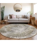 Addison Chantille ACN773-Taupe 8 ft. X 8 ft. Round Rug